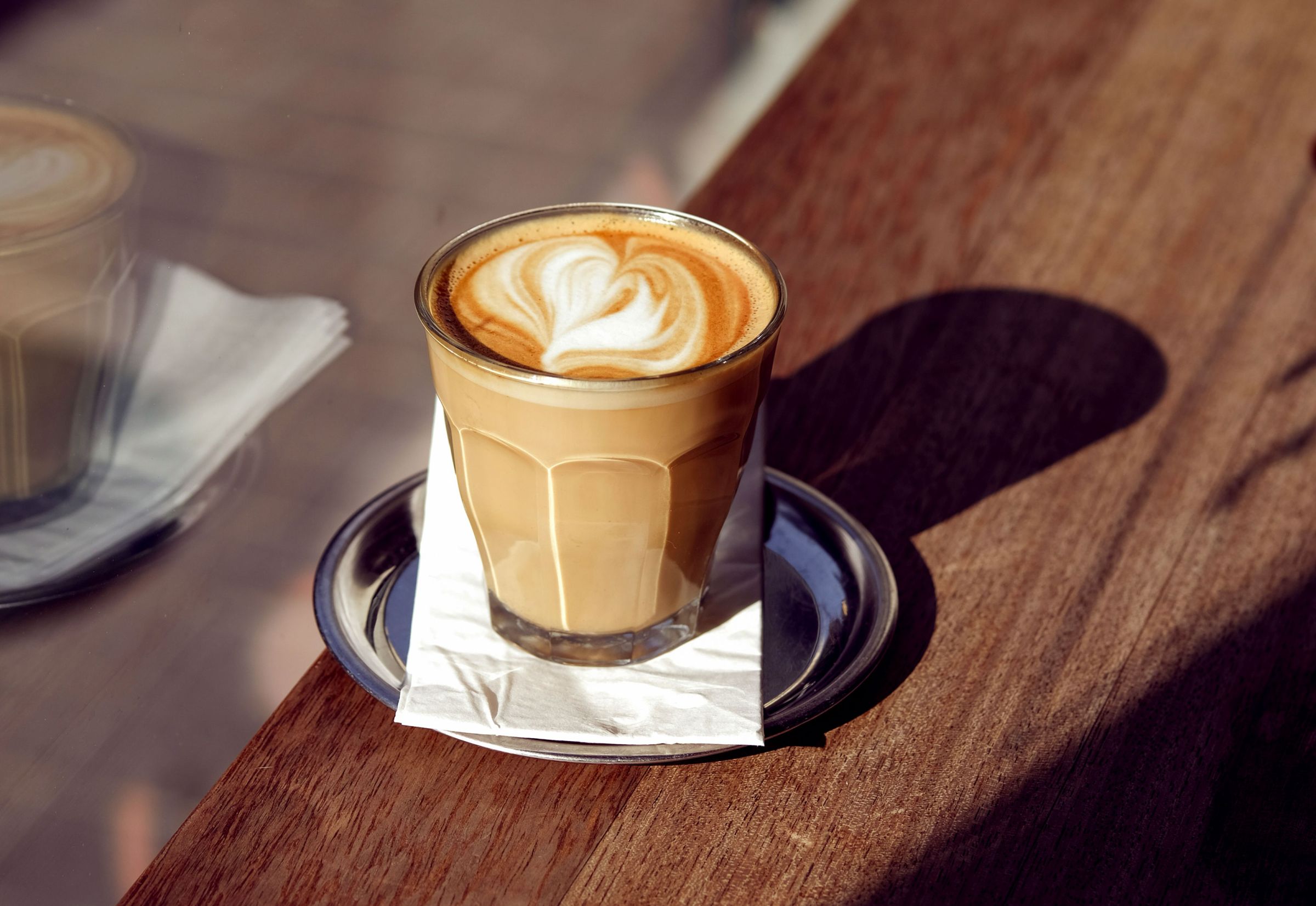 Australian flat white coffee drink