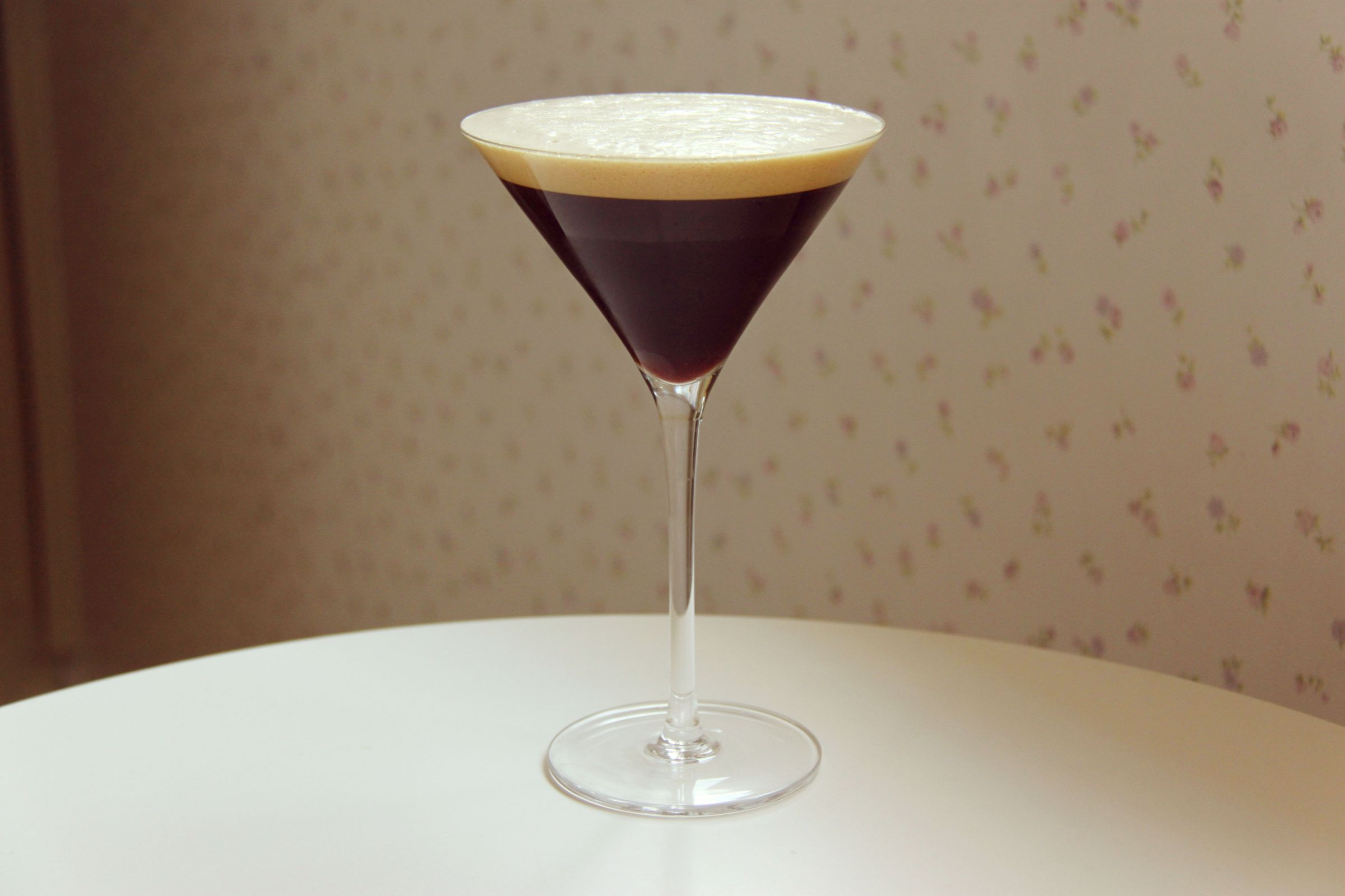 Italian iced espresso coffee