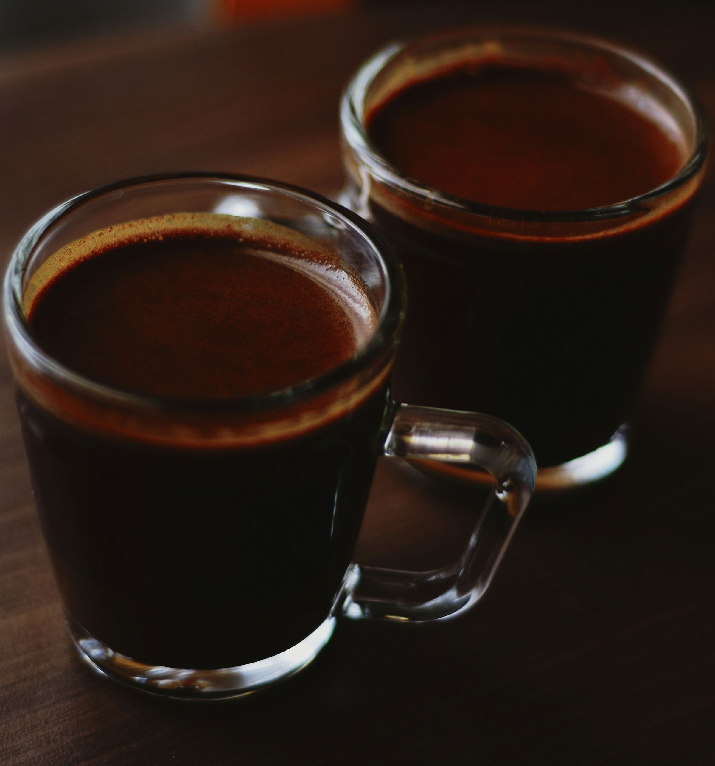 Strong black eye coffee drink