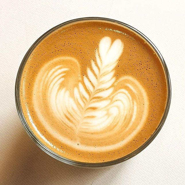 Rosetta latte art